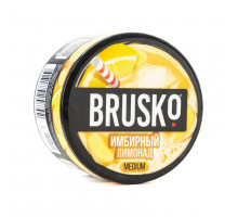 Бестабачная смесь для кальяна BRUSKO, 50 г, Имбирный лимонад, Medium