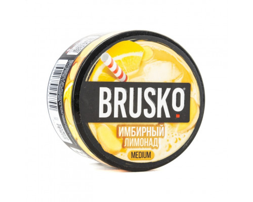 Бестабачная смесь для кальяна BRUSKO, 50 г, Имбирный лимонад, Medium