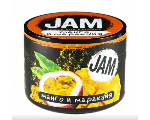 Кальянная бестабачная смесь JAM Манго и маракуйя  50 г