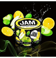 Кальянная бестабачная смесь JAM Яблочные конфеты с лимоном 50 г