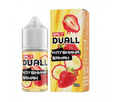 Жидкость DUALL SALT - Клубника, банан 30 ml HARD